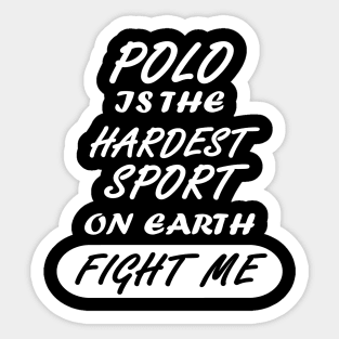 Horse Polo Player Saddle Team Girl Gift Sticker